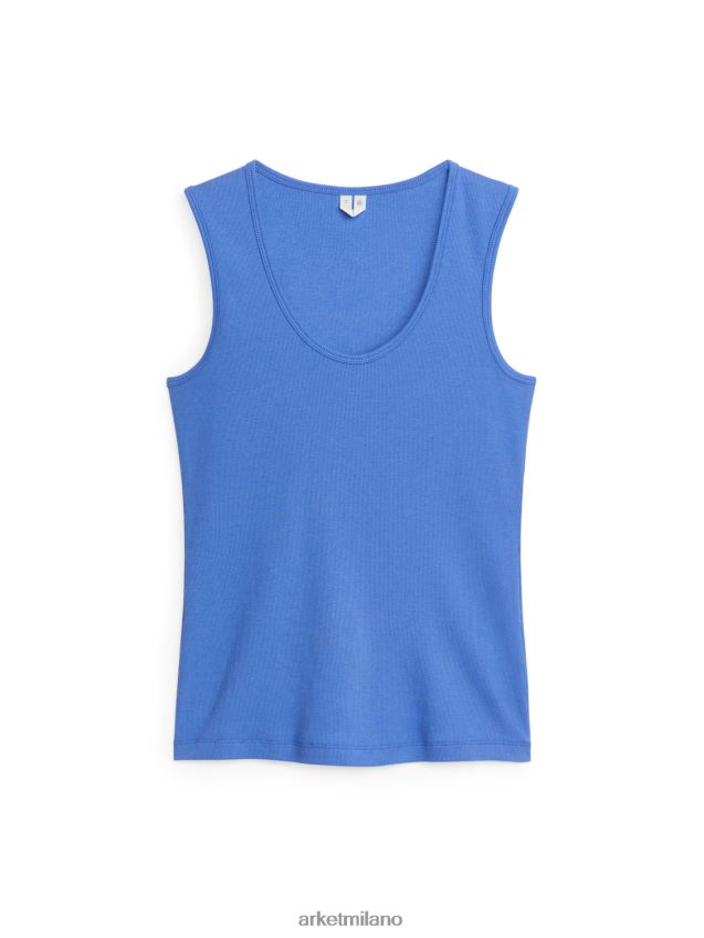 metà blu