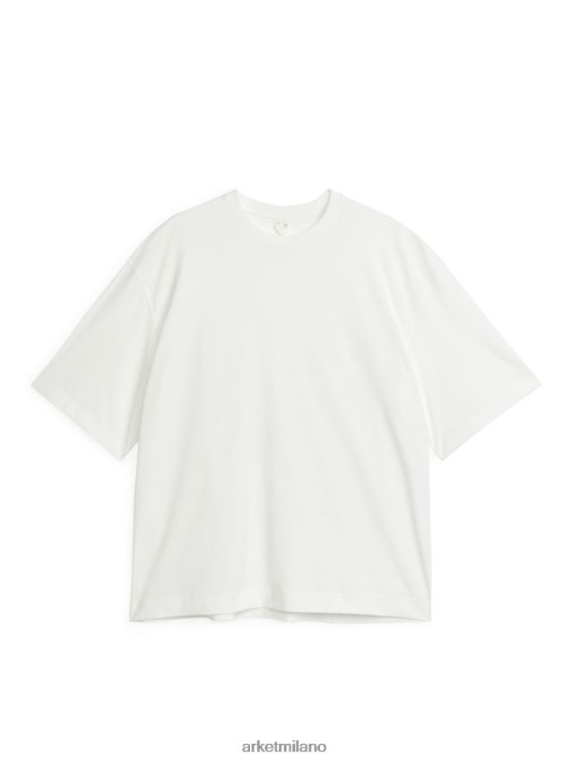 vestiario esso ARKET donne maglietta leggera oversize bianco 6F0F6L1032