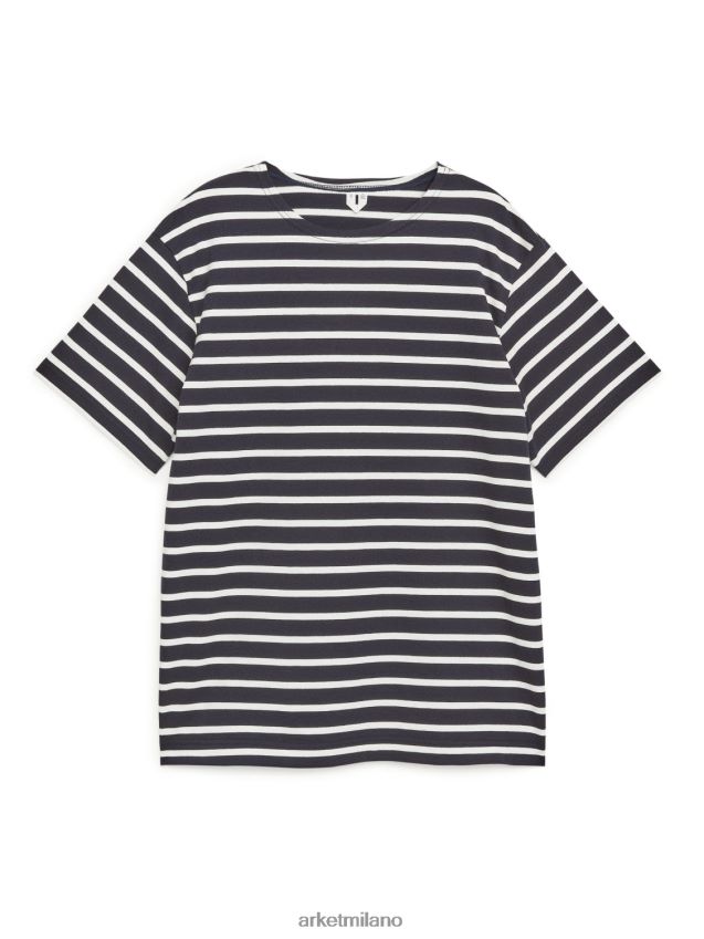 blu scuro/bianco sporco
