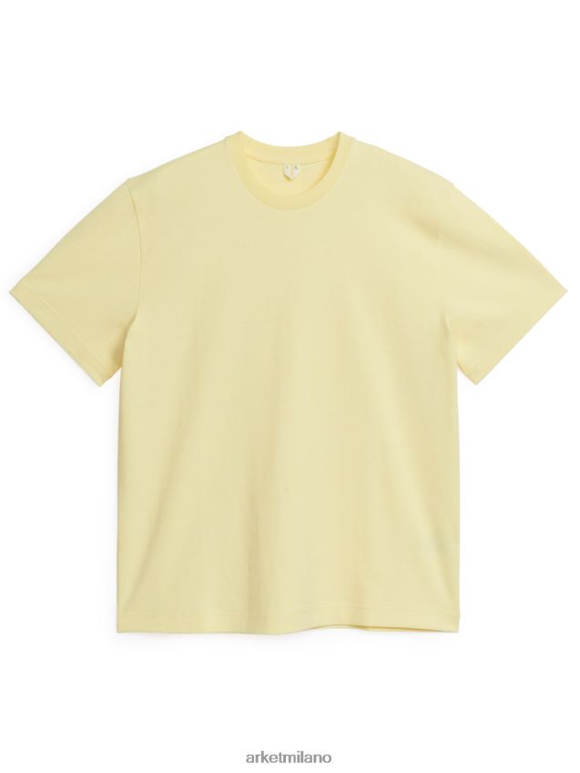 vestiario esso ARKET donne maglietta pesante oversize giallo 6F0F6L1021
