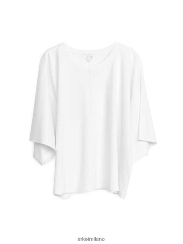 vestiario esso ARKET donne maglietta rilassata bianco 6F0F6L297