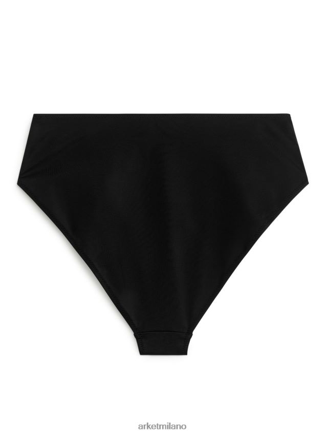 vestiario esso ARKET donne parte inferiore del bikini a vita alta nero 6F0F6L610