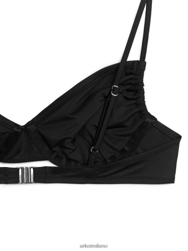 vestiario esso ARKET donne parte superiore del bikini con ferretto nero 6F0F6L606