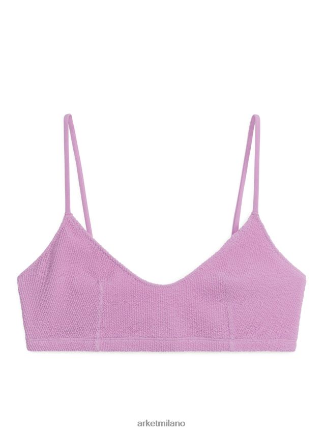 vestiario esso ARKET donne parte superiore del bikini increspata rosa 6F0F6L589