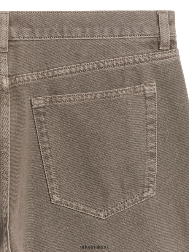 vestiario esso ARKET donne jeans larghi bassi nuvola beige scuro 6F0F6L160