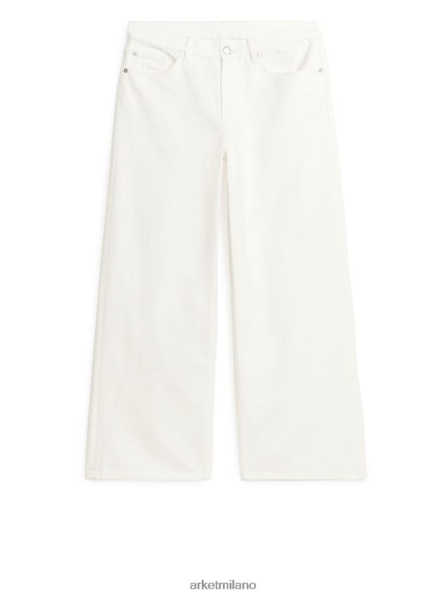 vestiario esso ARKET donne jeans larghi bassi nuvola bianco 6F0F6L152