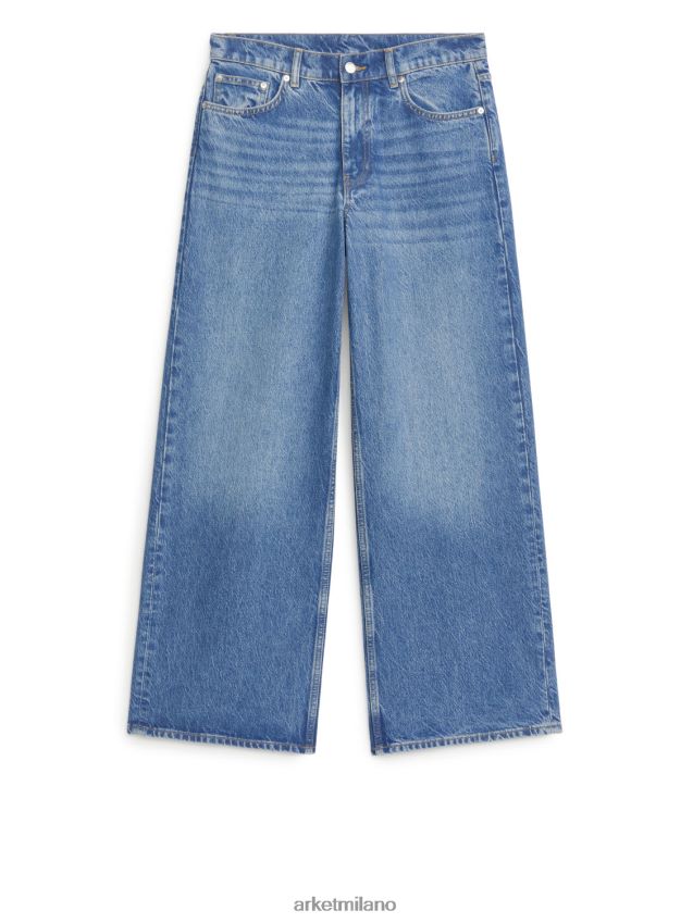 vestiario esso ARKET donne jeans larghi bassi nuvola blu 6F0F6L140