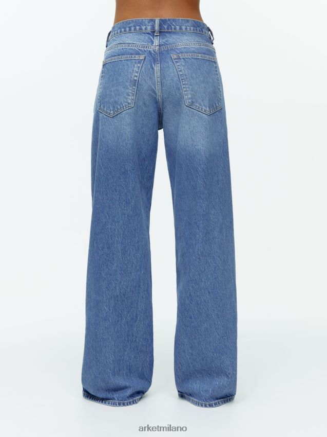 vestiario esso ARKET donne jeans larghi bassi nuvola blu 6F0F6L140