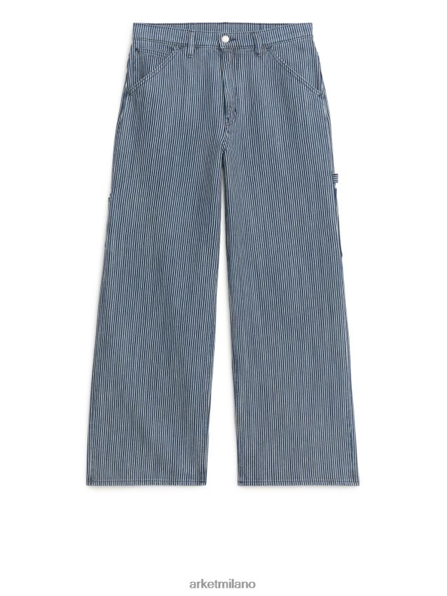 vestiario esso ARKET donne jeans larghi di salice striscia di noce 6F0F6L154