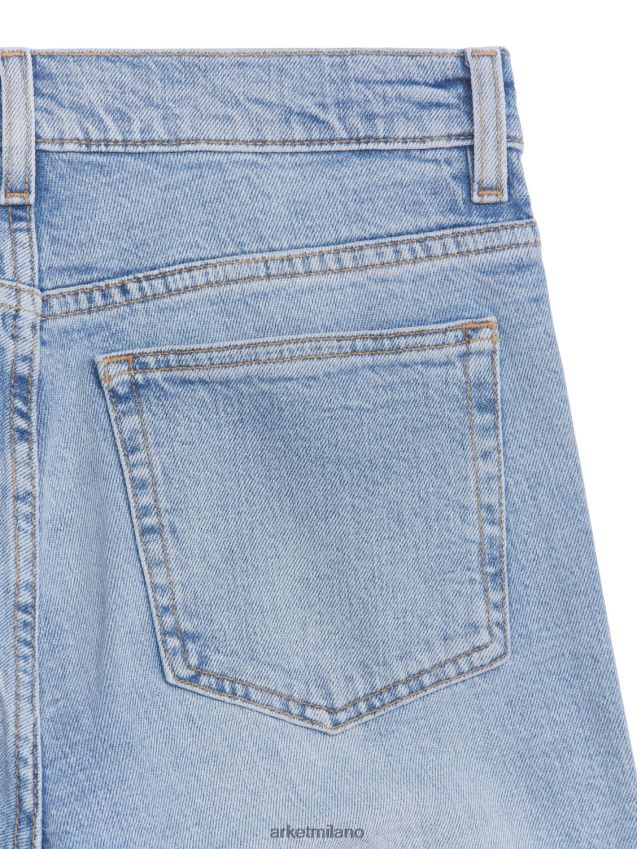 vestiario esso ARKET donne jeans stretch slim svasati a onda blu 6F0F6L147