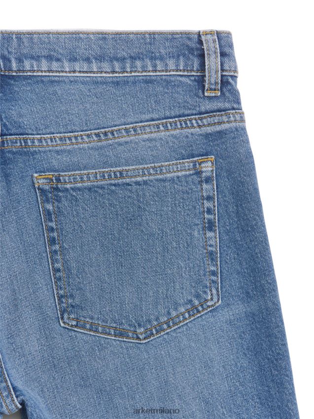 vestiario esso ARKET donne jeans stretch slim svasati a onda blu acceso 6F0F6L144