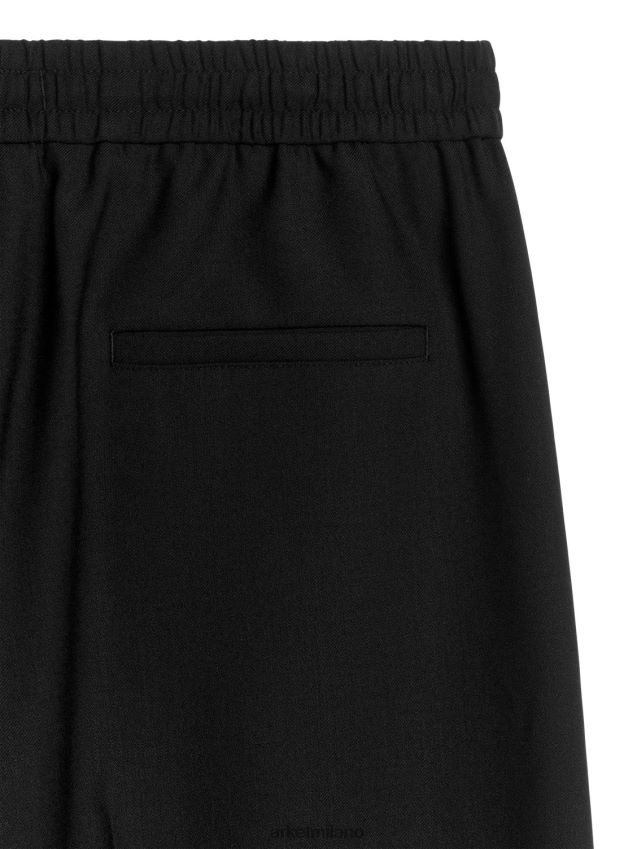 vestiario esso ARKET donne pantaloni a gamba larga nero 6F0F6L210