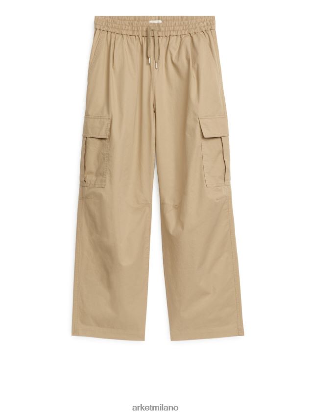 vestiario esso ARKET donne pantaloni cargo beige 6F0F6L211