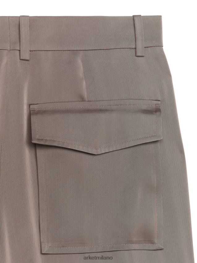 vestiario esso ARKET donne pantaloni cargo in raso neo 6F0F6L200