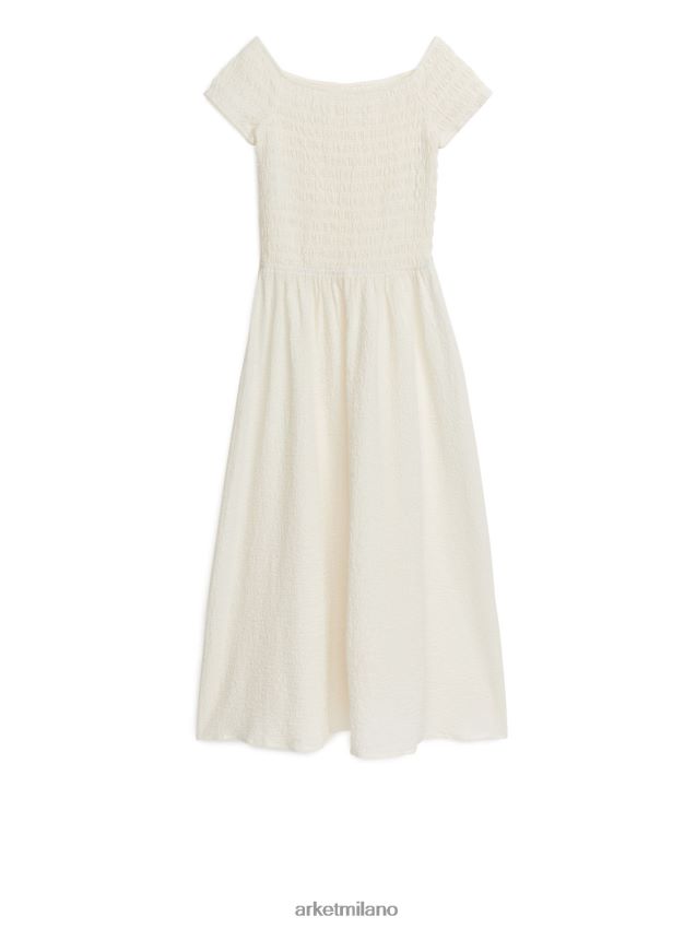 vestiario esso ARKET donne Abito grembiule con spalle scoperte bianco 6F0F6L120