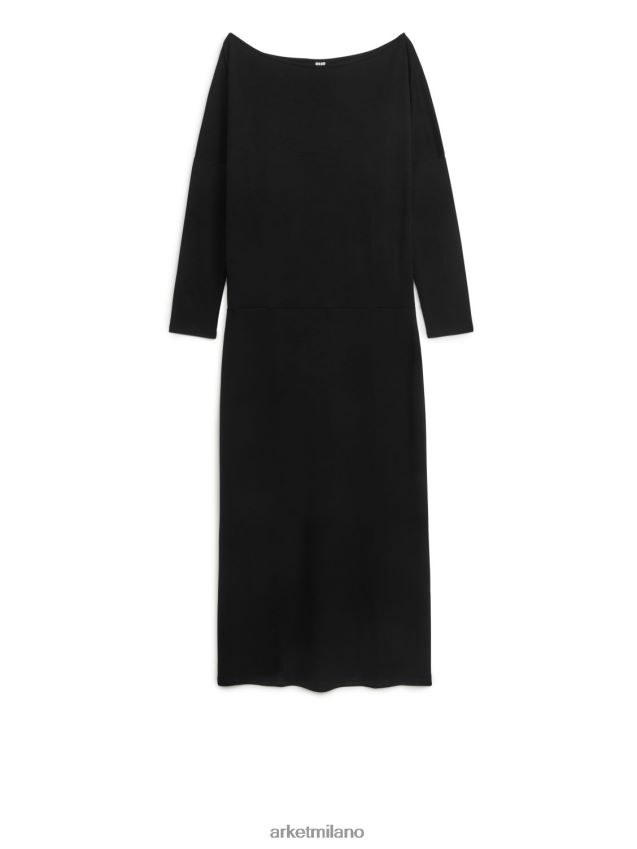 vestiario esso ARKET donne abito con spalle scoperte nero 6F0F6L127