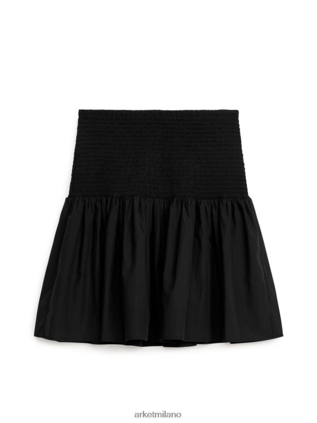 vestiario esso ARKET donne minigonna grembiule nero 6F0F6L238