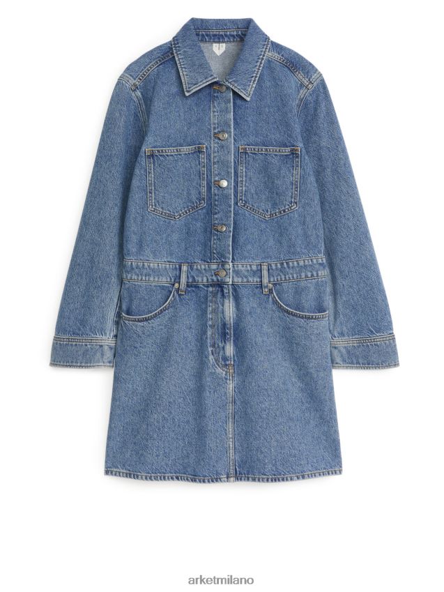 vestiario esso ARKET donne vestito di jeans blu lavato 6F0F6L129