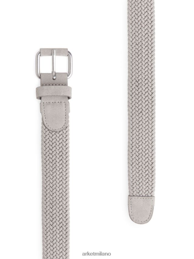 Accessori esso ARKET uomini cintura rifinita in pelle intrecciata neo 6F0F6L1333