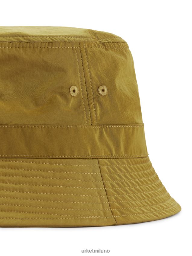 Accessori esso ARKET and MR PORTER uomini cappello da pescatore in nylon ocra 6F0F6L1299