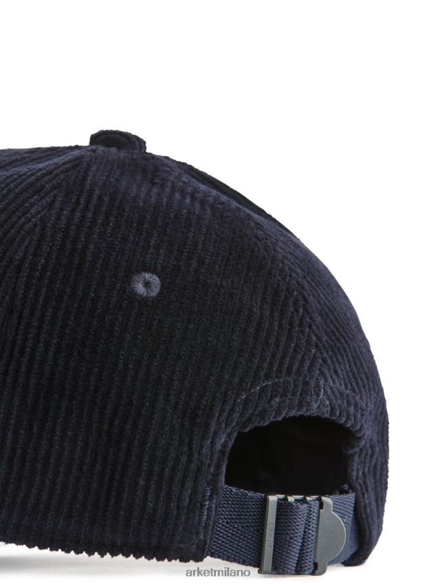 Accessori esso ARKET uomini berretto di velluto a coste blu scuro 6F0F6L1306
