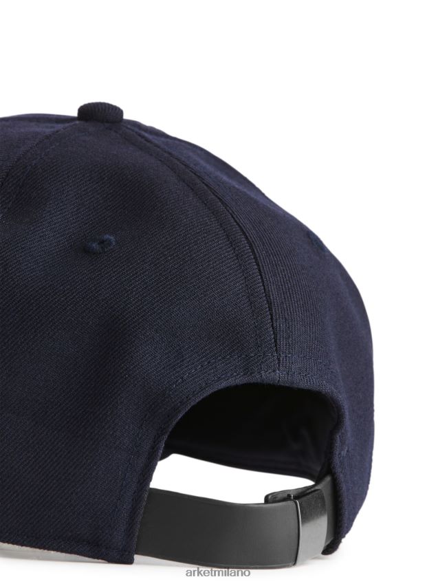 Accessori esso ARKET uomini berretto in misto lana blu scuro 6F0F6L1305