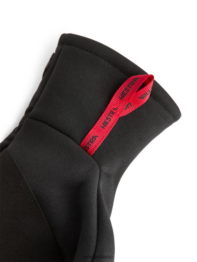 Accessori esso ARKET uomini Guanti con fodera in pile Hestra Touch Point nero 6F0F6L1326