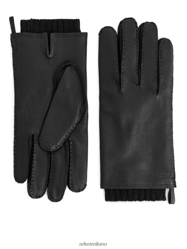 Accessori esso ARKET uomini guanti hestra tony nero 6F0F6L1320