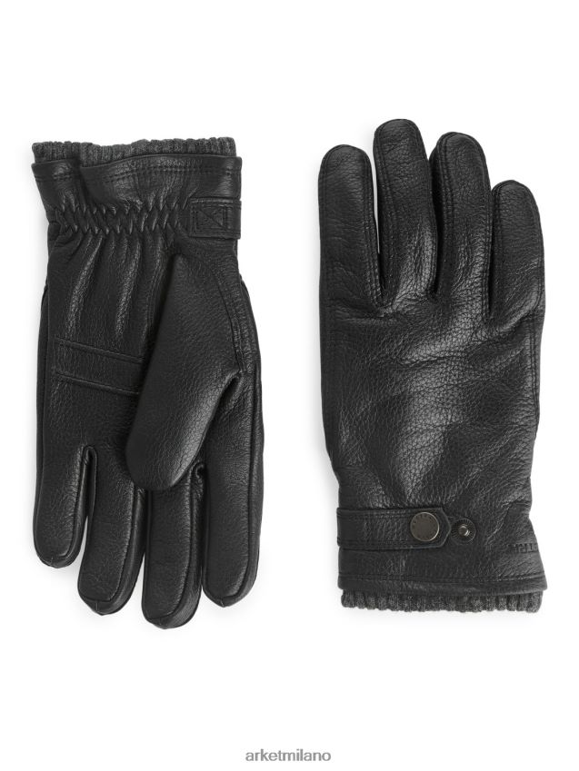 Accessori esso ARKET uomini guanti hestra utsjo nero 6F0F6L1321