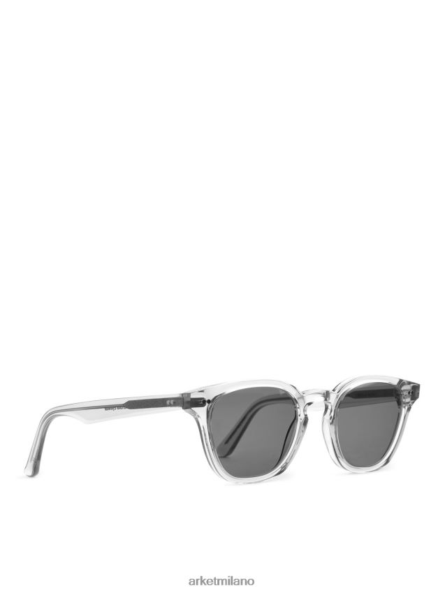 Accessori esso ARKET uomini occhiali da sole fiume monokel eyewear lente solida cristallo/grigia 6F0F6L1341