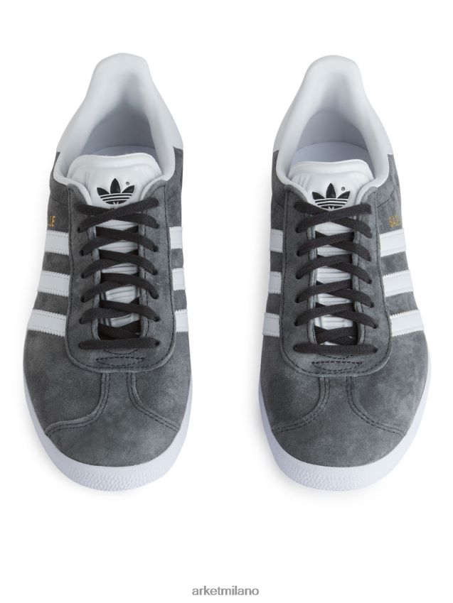 calzature esso ARKET uomini scarpe da ginnastica adidas gazzella grigio/bianco 6F0F6L1255