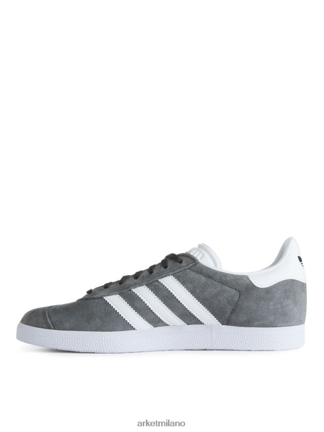 calzature esso ARKET uomini scarpe da ginnastica adidas gazzella grigio/bianco 6F0F6L1255