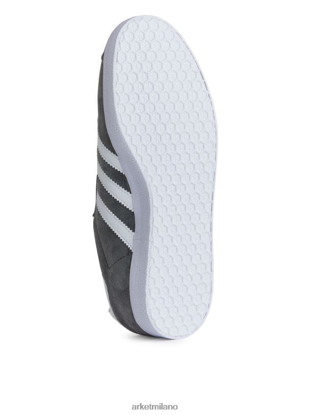 calzature esso ARKET uomini scarpe da ginnastica adidas gazzella grigio/bianco 6F0F6L1255