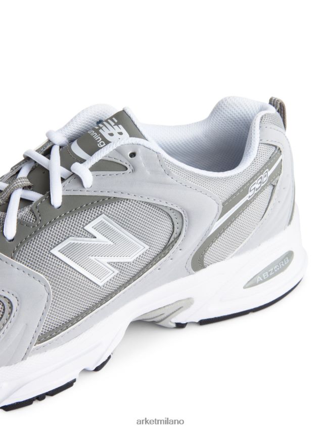 calzature esso ARKET uomini scarpe da ginnastica new balance 530 grigio/bianco 6F0F6L1252