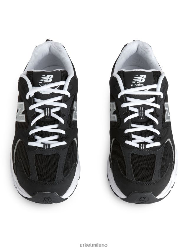 calzature esso ARKET uomini scarpe da ginnastica new balance 530 nero bianco 6F0F6L1253