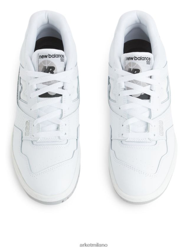 calzature esso ARKET uomini scarpe da ginnastica new balance 550 bianco 6F0F6L1270