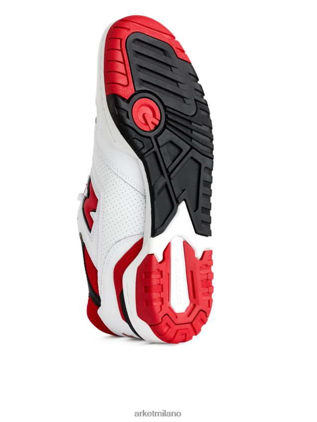 calzature esso ARKET uomini scarpe da ginnastica new balance 550 bianco/rosso/nero 6F0F6L1267