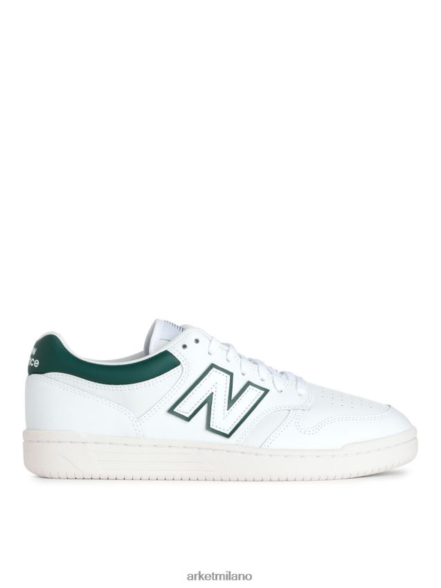 calzature esso ARKET uomini scarpe da ginnastica new balance bb480 verde/bianco 6F0F6L1260