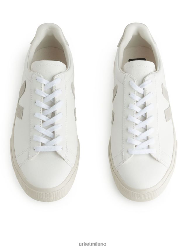 calzature esso ARKET uomini scarpe da ginnastica veja campo bianco/beige 6F0F6L1264