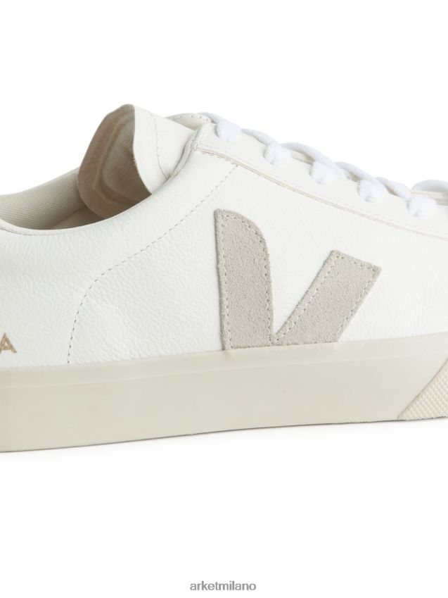 calzature esso ARKET uomini scarpe da ginnastica veja campo bianco/beige 6F0F6L1264
