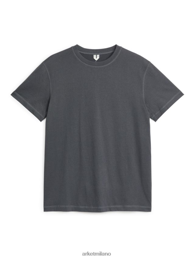 vestiario esso ARKET uomini maglietta leggera attiva grigio scuro 6F0F6L1209