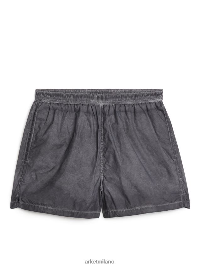 vestiario esso ARKET uomini pantaloncini active tinti in capo grigio scuro 6F0F6L1208