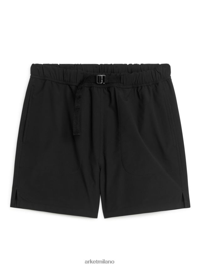 vestiario esso ARKET uomini pantaloncini da escursionista attivi nero 6F0F6L1207