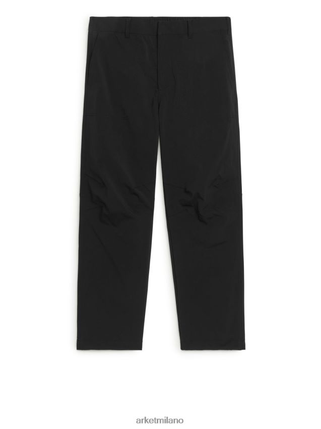 vestiario esso ARKET uomini pantaloni da trekking attivi nero 6F0F6L1215