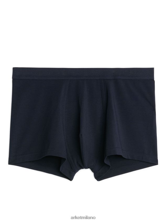 vestiario esso ARKET uomini bauli in cotone pima blu scuro 6F0F6L1227