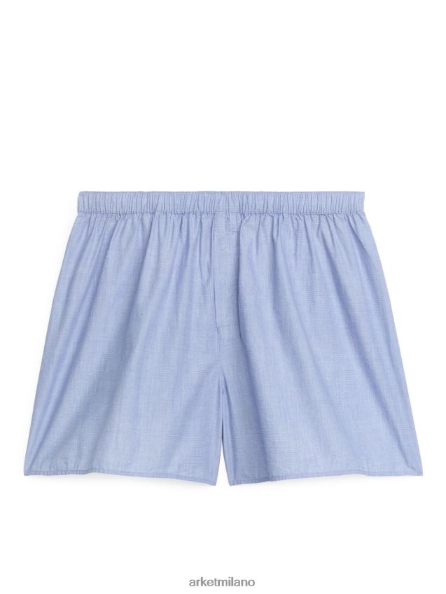 vestiario esso ARKET uomini boxer in cotone intrecciato, set da 2 a strisce blu 6F0F6L1228