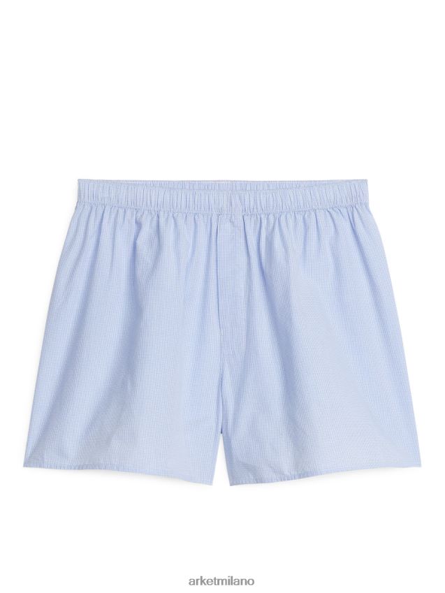vestiario esso ARKET uomini boxer in cotone intrecciato, set da 2 blu bianco 6F0F6L1229