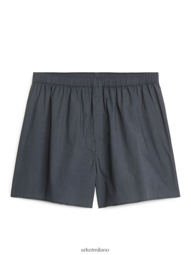vestiario esso ARKET uomini boxer in cotone intrecciato, set da 2 blu scuro/righe 6F0F6L1232
