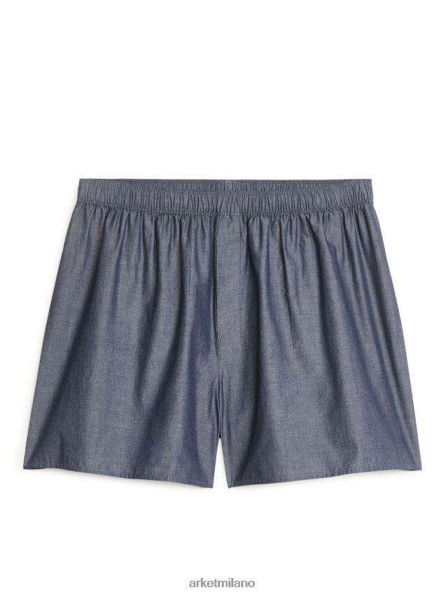 vestiario esso ARKET uomini boxer in cotone intrecciato, set da 2 solidi/terrosi 6F0F6L1235