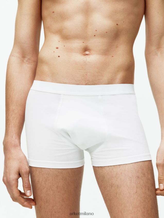 vestiario esso ARKET uomini boxer in cotone pima, set da 3 bianco 6F0F6L1222